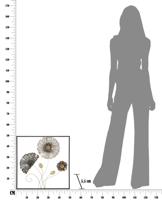 Decoratiune, Flower 50x5,5x50 cm [8]