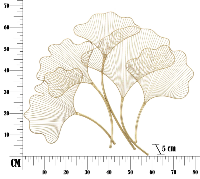 Decoratiune, Glam leaf 79x5x68 cm [6]