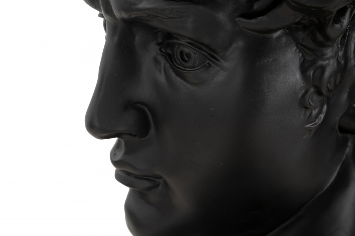 Decoratiune Head, Rasina, Negru, 60x44x35.5 cm [4]