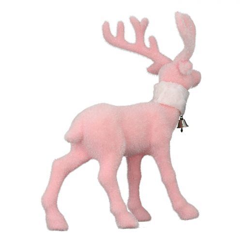 Decoratiune Hygge, Sintetic, Roz, 10x15x22 cm [2]