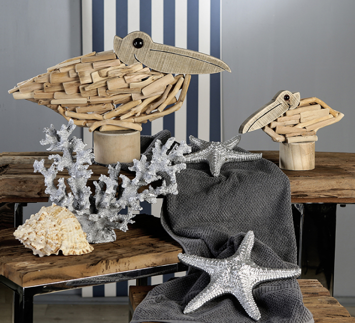 Decoratiune Kalmar lemn , 30x50x10 [3]