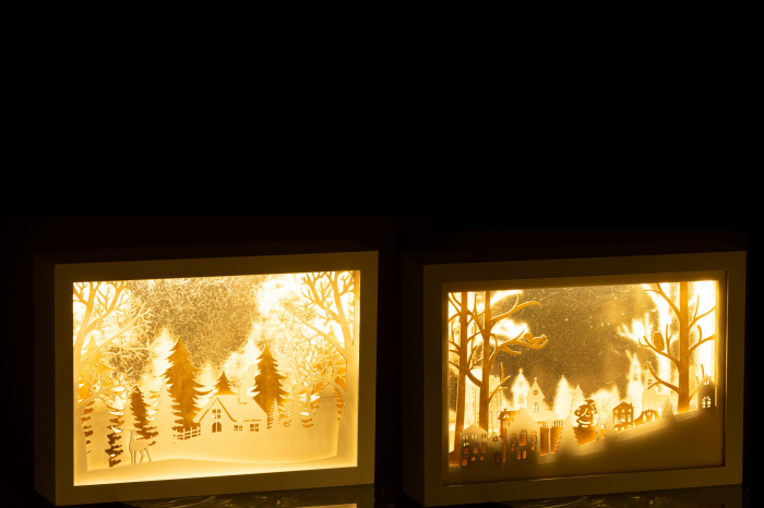 Decoratiune LED, Plastic, Auriu, 30x6.7x21.5 cm [3]