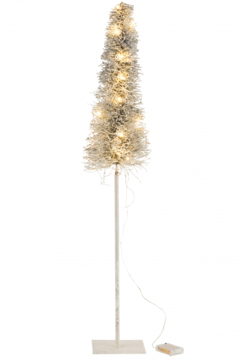 Decoratiune LED, Rachita/bambus, Alb , 18x18x99 cm [2]