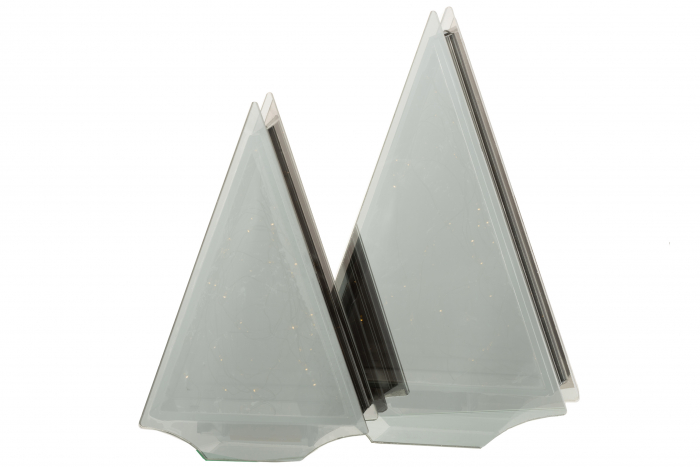 Decoratiune LED, Sticla, Auriu, 18.5x6x30 cm [5]