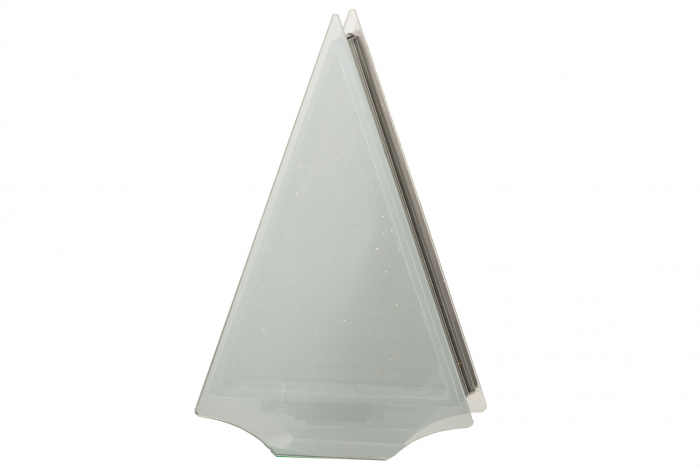 Decoratiune LED, Sticla, Auriu, 18.5x6x30 cm [2]