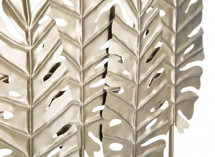 Decoratiune Long Leaf, Fier/MDF, Auriu, 57,5x47x10 cm [3]