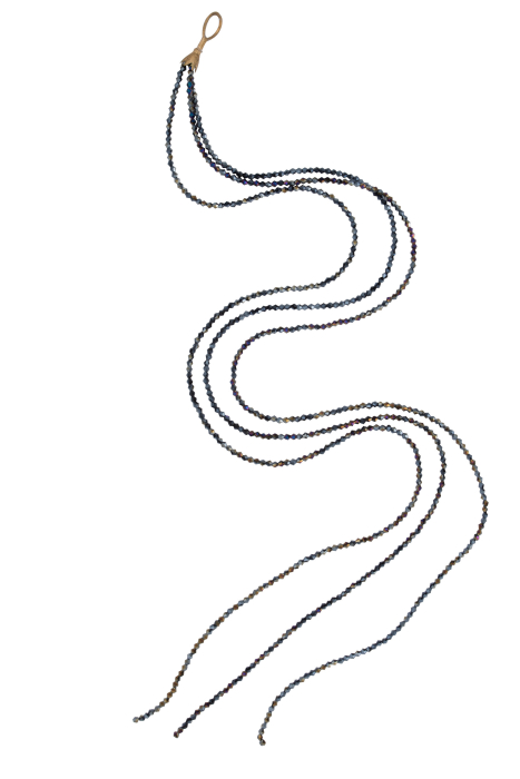 Decoratiune, Material sintetic, Negru, 1.5x0.1x90 [2]