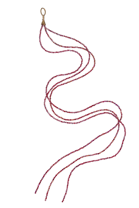 Decoratiune, Material sintetic, Rosu, 1.5x0.1x90 [1]