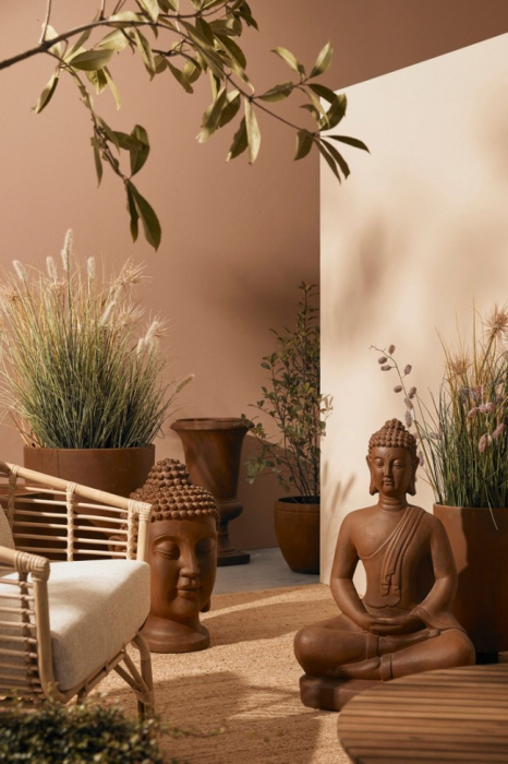 Decoratiune Meili Rusty, Buddha H75 [3]