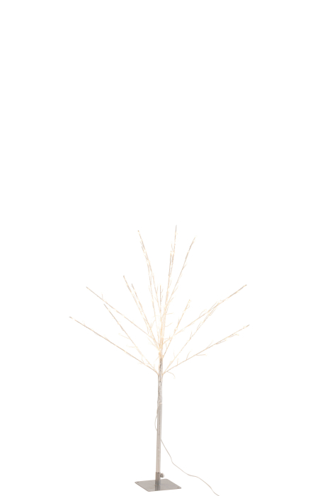 Decoratiune, Metal , Argintiu, 56x56x100 [2]