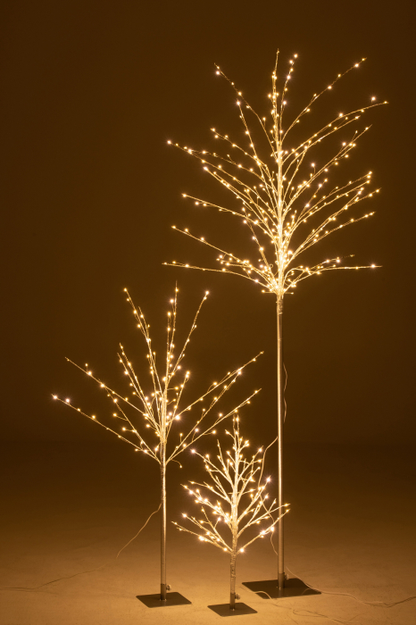 Decoratiune, Metal , Argintiu, 70x70x171 [6]