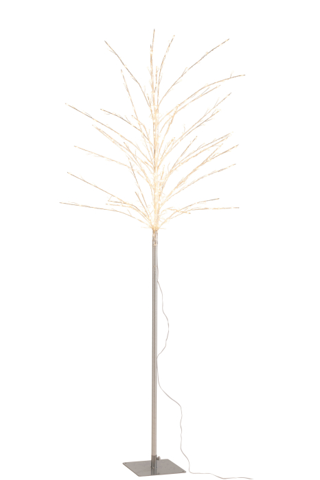Decoratiune, Metal , Argintiu, 70x70x171 [2]