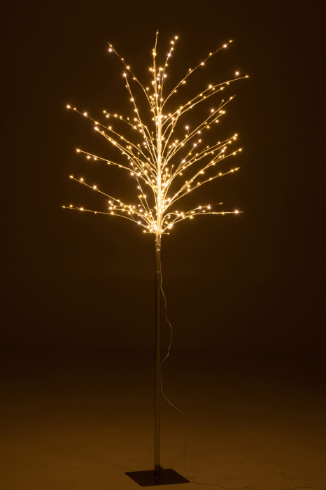 Decoratiune, Metal , Argintiu, 70x70x171 [3]