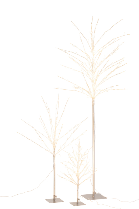 Decoratiune, Metal , Argintiu, 70x70x171 [5]