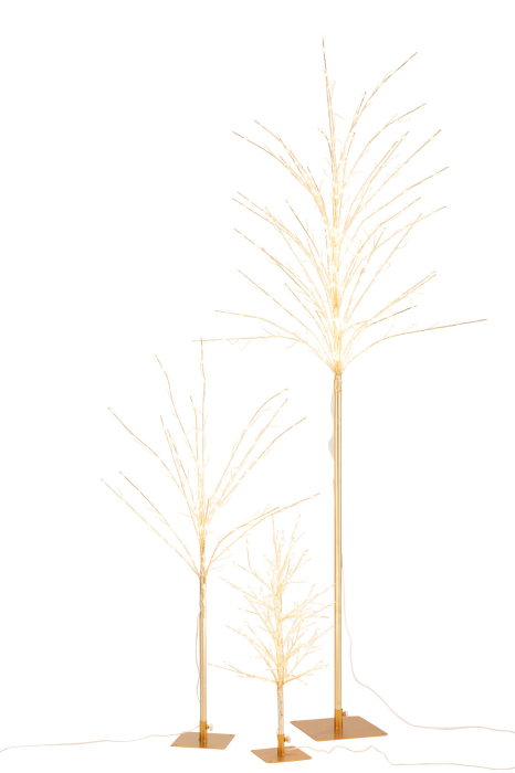 Decoratiune, Metal , Auriu, 70x70x180 [5]