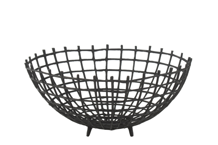 Decoratiune, Metal , Negru, 45x45x21 [1]