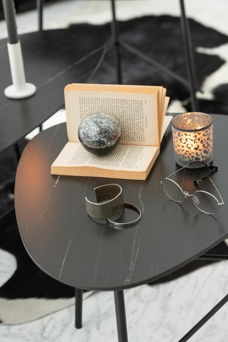 Decoratiune paperweight, Sticla, Argintiu, 8x8x8 [1]