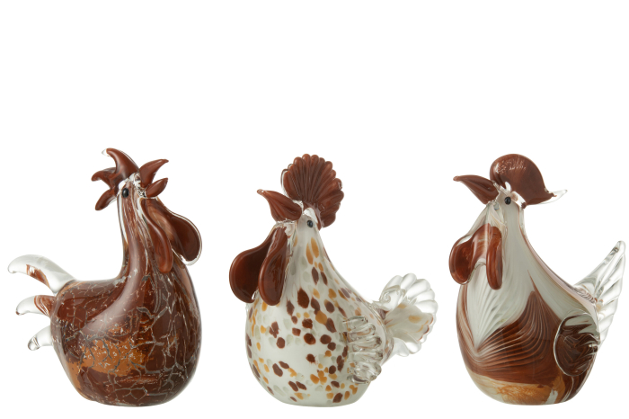 Decoratiune paperweight, Sticla, Maro, 15x9.5x14 [2]