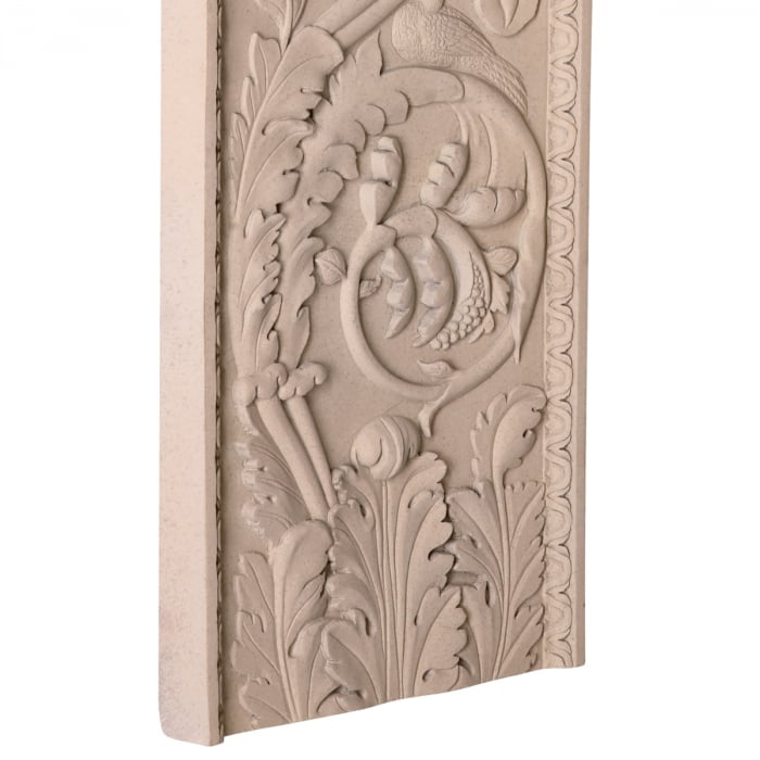 Decoratiune perete, Acanthus, finisaj din gresie, Dims: L. 179 | W. 40 | D. 6  (CM) [4]