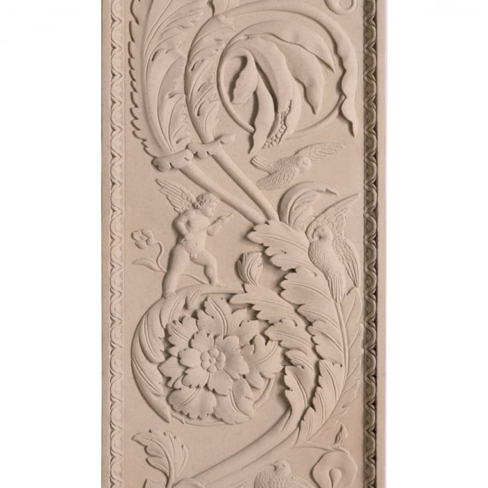 Decoratiune perete, Acanthus, finisaj din gresie, Dims: L. 179 | W. 40 | D. 6  (CM) [5]