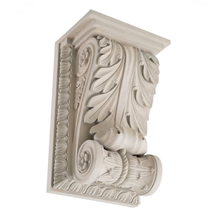 Decoratiune perete, Acanthus Scroll, finisaj cu aspect antic, Dims: L. 84 | W. 51 | D. 36  (CM) [4]