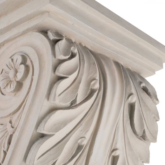 Decoratiune perete, Acanthus Scroll, finisaj cu aspect antic, Dims: L. 84 | W. 51 | D. 36  (CM) [5]