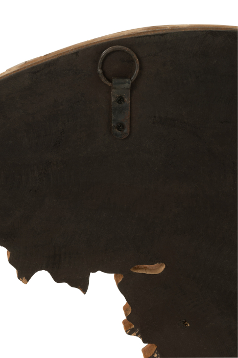 Decoratiune perete, Lemn, Maro, 100x100x100 [4]