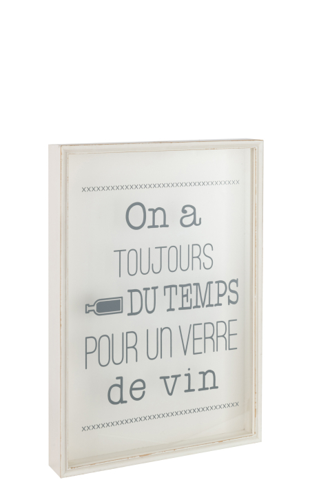Decoratiune perete, Lemn, Negru, 47x7x65 [1]