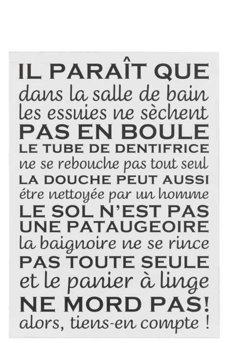 Decoratiune perete, Metal, Alb, 61x45x0.2 [1]