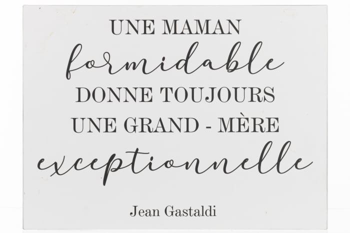 Decoratiune perete, Metal, Alb, 61x45x0.5 [1]