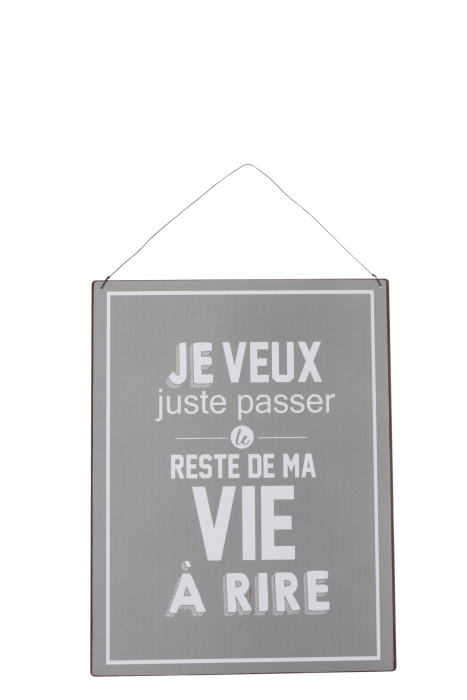 Decoratiune perete, Metal, Gri, 26.5x0.3x35 [2]
