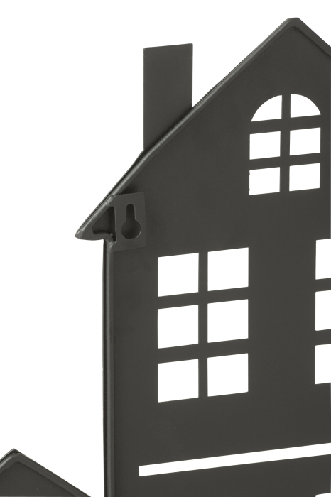 Decoratiune perete, Metal , Negru, 40x10.5x47 [3]