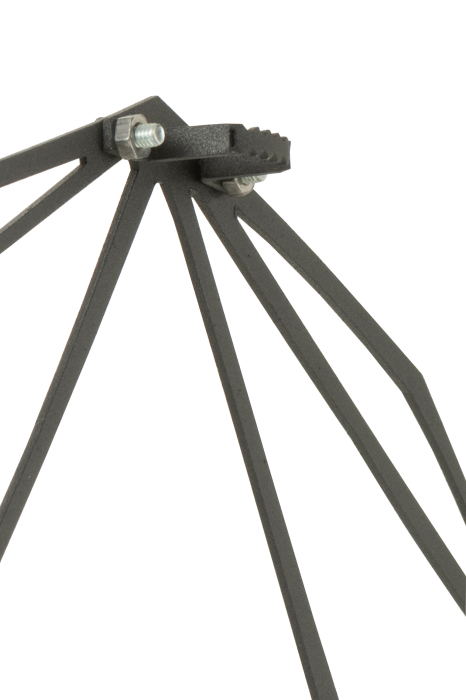 Decoratiune perete, Metal , Negru, 50x34x2 [3]