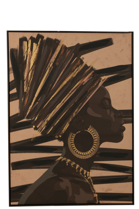 Decoratiune perete, Panza, Maro, 103x143x4.3 [1]