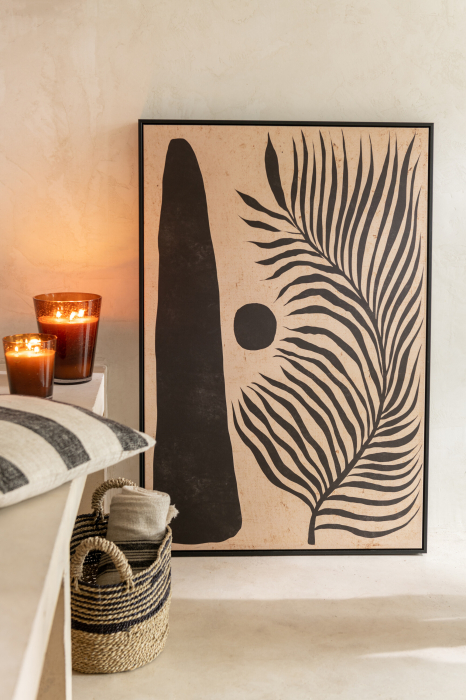 Decoratiune perete, Panza, Maro, 83x123x4.3 [1]