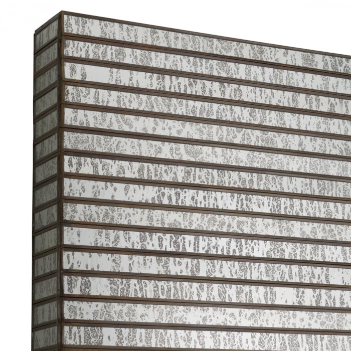 Decoratiune perete, Zambra oglinda antica din sticla, Dims: L. 203.5 | W. 60.5 | D. 8  (CM) [4]