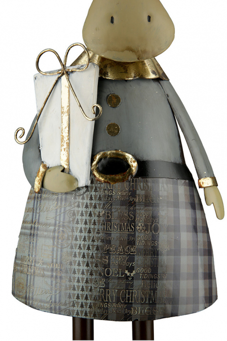 Decoratiune ren, RUDI, metal, 13.5X16X48.5 cm [4]