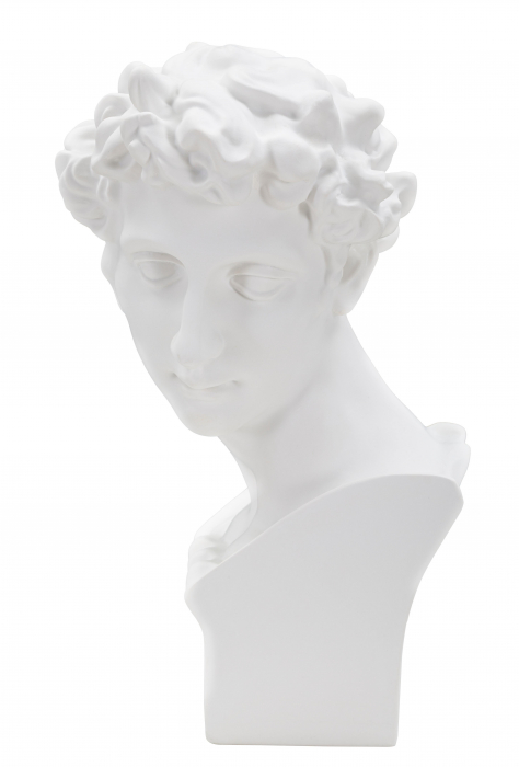 Decoratiune Roman Young, Rasina, Alb, 30x20x17.5 cm [4]