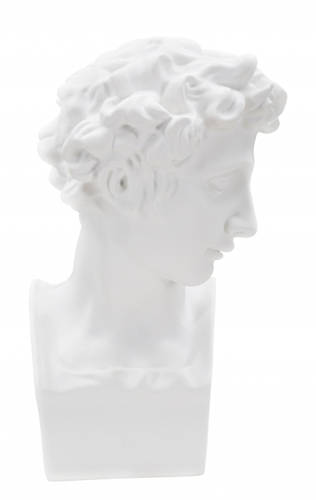 Decoratiune Roman Young, Rasina, Alb, 30x20x17.5 cm [5]