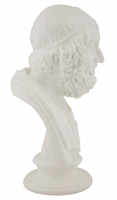 Decoratiune Sage, Rasina, Alb, 25x12.9x12.5 cm [6]