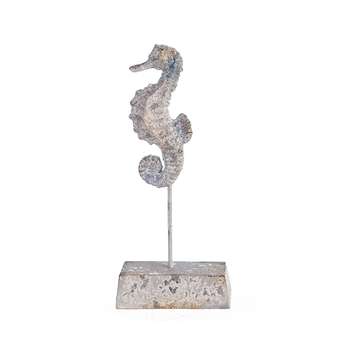 Decoratiune SEAHORSE, metal, 22.5X10X5.5 cm [2]