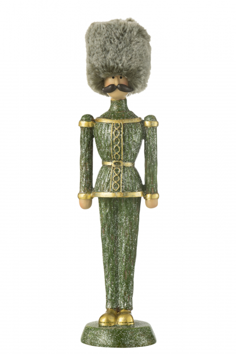 Decoratiune, Spărgător de nuci, Rășină, Verde, Mare [2]