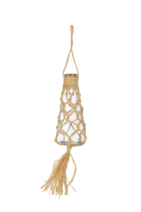 Decoratiune, Sticla, Natural, 8x8x19 [1]