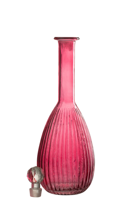 Decoratiune, Sticla, Rosu, 13x13x39 [3]