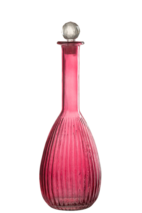 Decoratiune, Sticla, Rosu, 13x13x39 [2]