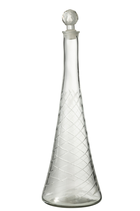 Decoratiune, Sticla, Transparent, 13.5x13.5x43 [1]