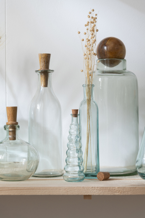 Decoratiune, Sticla, Transparent, 16x16x36.5 [1]
