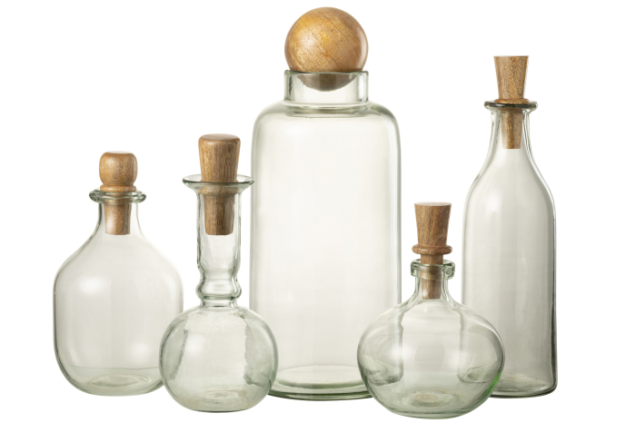 Decoratiune, Sticla, Transparent, 16x16x36.5 [4]