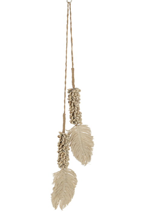 Decoratiune, Textil, Natural, 66x18x3 [1]