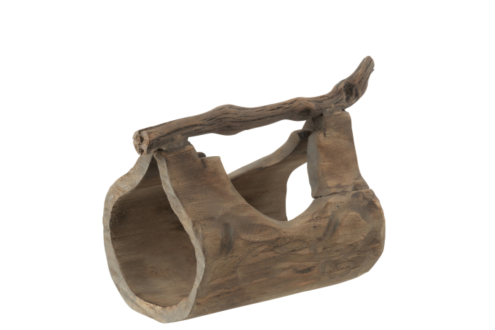 Decoratiune trunk, Lemn, Natural, 33x17x25 [2]